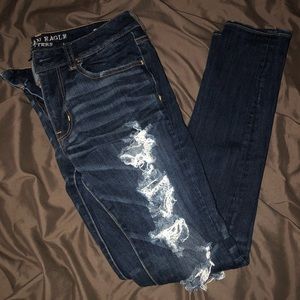 A.E. Ripped Jeggings